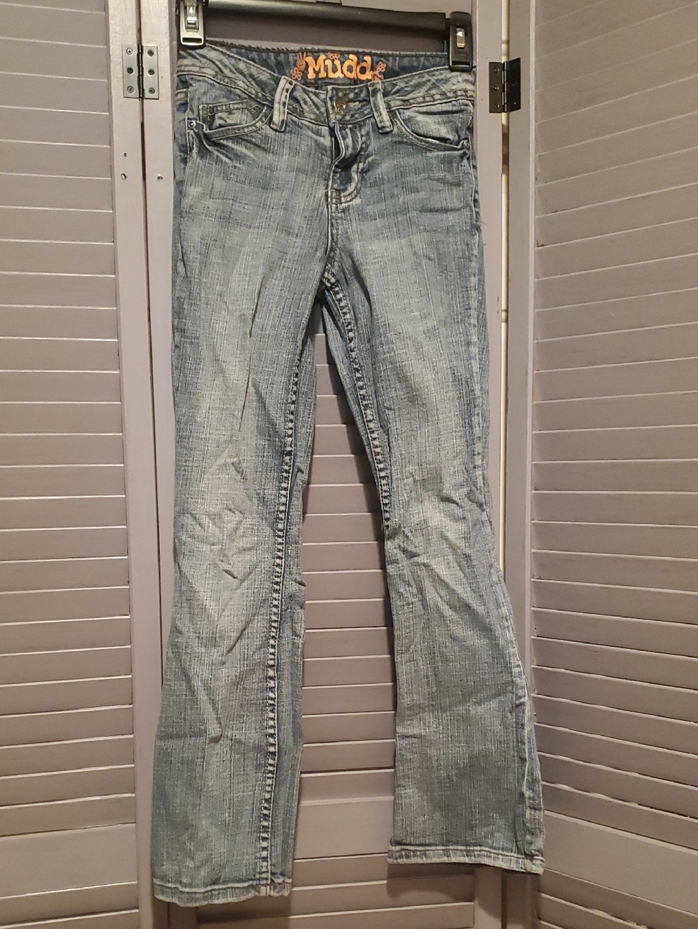 Mudd Light Wash Flared Slim Cut Jeans Size 12